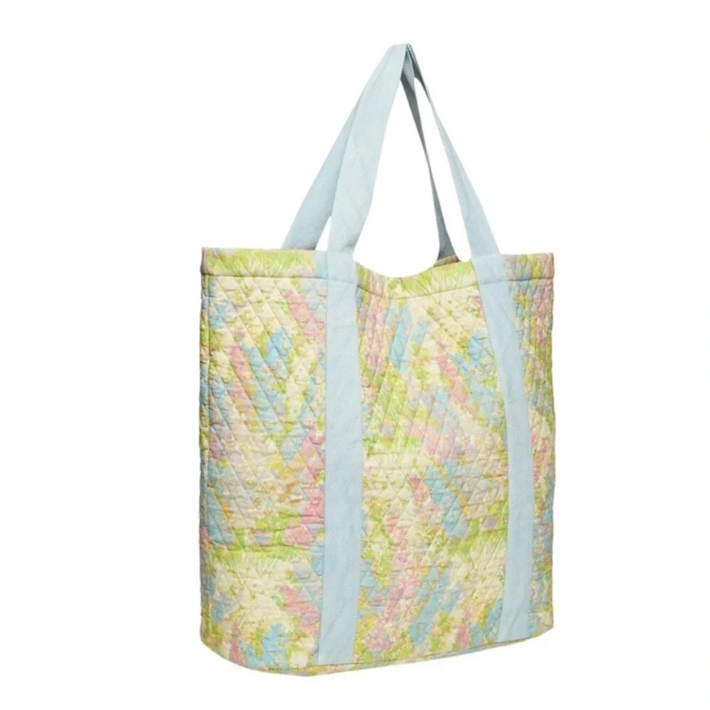 LoveShackFancy Quilted Cotton Henderson Tote